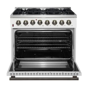 Dual_Fuel_FFSGS6156-36WHT_V1_Front_Door_Open_2024-12-12.jpg