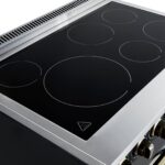 Forno Paolo 36 Inch Black Freestanding Electric Range, Stainless Steel, 5.44 cu.ft