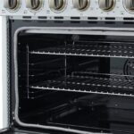 Forno Paolo 36 Inch White Freestanding Electric Range, Stainless Steel, 5.44 cu.ft