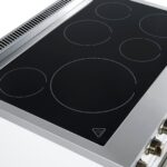 Forno Paolo 36 Inch White Freestanding Electric Range, Stainless Steel, 5.44 cu.ft