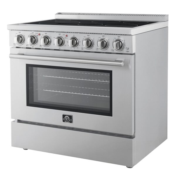 Forno Paolo 36 Inch Freestanding Electric Range, Stainless Steel, 5.44 cu.ft