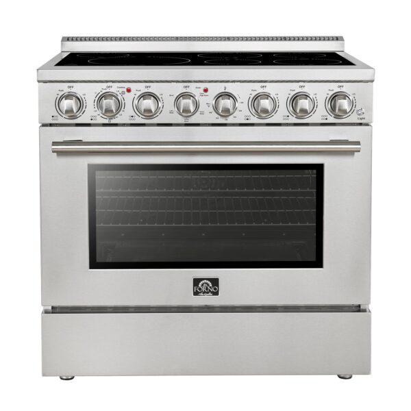 Forno Paolo 36 Inch Freestanding Electric Range, Stainless Steel, 5.44 cu.ft