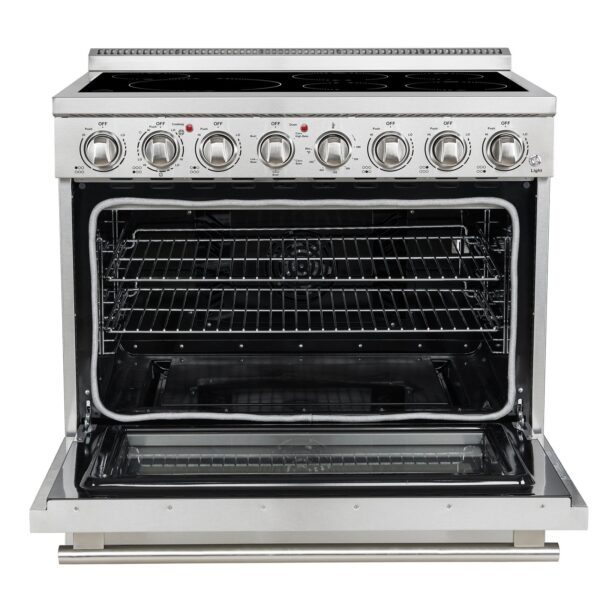Forno Paolo 36 Inch Freestanding Electric Range, Stainless Steel, 5.44 cu.ft