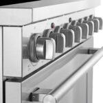 Forno Paolo 36 Inch Freestanding Electric Range, Stainless Steel, 5.44 cu.ft