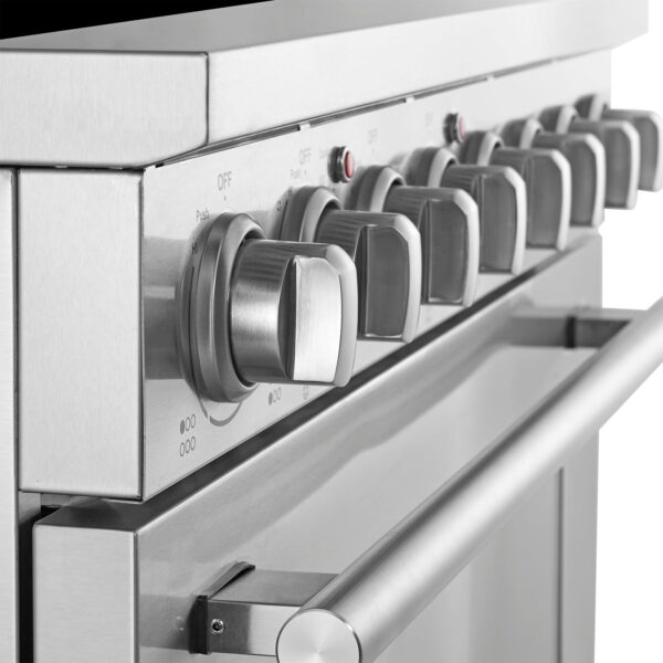Forno Paolo 36 Inch Freestanding Electric Range, Stainless Steel, 5.44 cu.ft