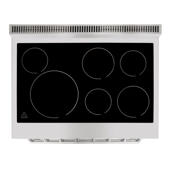 Forno Paolo 36 Inch Freestanding Electric Range, Stainless Steel, 5.44 cu.ft