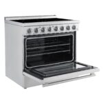 Forno Paolo 36 Inch Freestanding Electric Range, Stainless Steel, 5.44 cu.ft