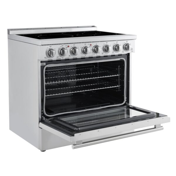 Forno Paolo 36 Inch Freestanding Electric Range, Stainless Steel, 5.44 cu.ft