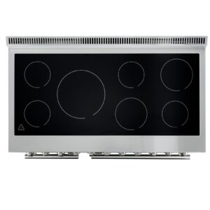 Forno Paolo 48 Inch Freestanding Electric Range, Stainless Steel, 6.7 cu.ft