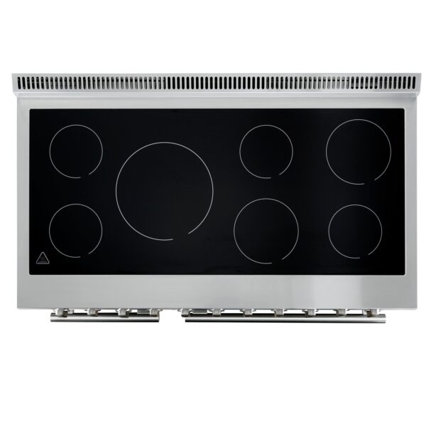 Forno Paolo 48 Inch Freestanding Electric Range, Stainless Steel, 6.7 cu.ft