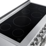 Forno Paolo 48 Inch Freestanding Electric Range, Stainless Steel, 6.7 cu.ft