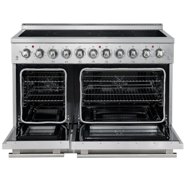 Forno Paolo 48 Inch Freestanding Electric Range, Stainless Steel, 6.7 cu.ft