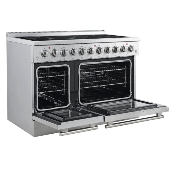 Forno Paolo 48 Inch Freestanding Electric Range, Stainless Steel, 6.7 cu.ft