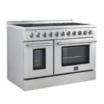 Forno Paolo 48 Inch Freestanding Electric Range, Stainless Steel, 6.7 cu.ft