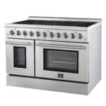 Forno Paolo 48 Inch Freestanding Electric Range, Stainless Steel, 6.7 cu.ft