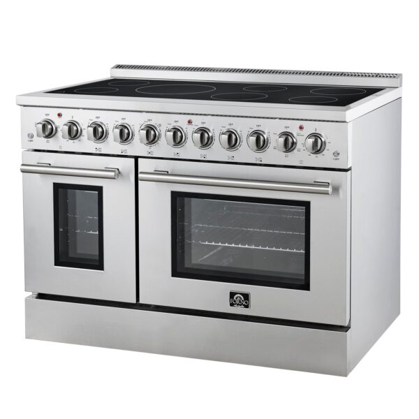 Forno Paolo 48 Inch Freestanding Electric Range, Stainless Steel, 6.7 cu.ft