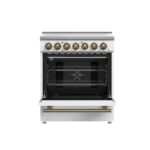 Forno Paolo 30-Inch Freestanding Electric Range, White, 4.38 cu.ft