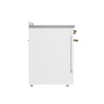 Forno Paolo 30-Inch Freestanding Electric Range, White, 4.38 cu.ft