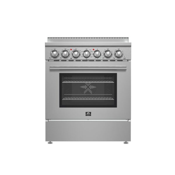 Forno Paolo 30-Inch Freestanding Electric Range, Stainless Steel, 4.38 cu.ft