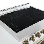 Forno Paolo 30-Inch Freestanding Electric Range, White, 4.38 cu.ft