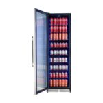 Forno Cesinali 24-Inch Built-In Beverage Cooler, 15.8 cu.ft, Stainless Steel, Dual Temperature Zones, LED Interior Lighting, Adjustable Shelves