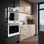 Forno Vomero 30-Inch Double Wall Oven, White, 10 cu.ft Total Capacity, 7100W Convection, Mechanical Controls, Manuel Steam Clean