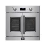 Forno Asti 30-Inch French Door Electric Wall Oven in Stainless Steel, 3.68 cu. ft. True Convection, 3,600W, Air Fry, Sous Vide, Self-Clean