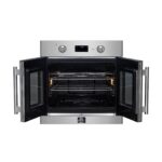 Forno Asti 30-Inch French Door Electric Wall Oven in Stainless Steel, 3.68 cu. ft. True Convection, 3,600W, Air Fry, Sous Vide, Self-Clean