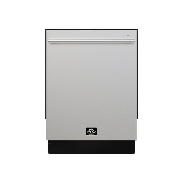 Forno Romano 24-Inch Built-In Dishwasher, Stainless Steel Finish, Stainless Steel Tub, 49 dBA, Energy Star Certified