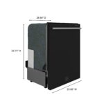 Forno Pozzo 24-Inch Built-In Tall Tub Top Control Dishwasher, Black, 49 dBA, Soil-Sensing Capable, ENERGY STAR