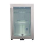 Forno Asciutto 17-Inch Dry Aging Cabinet, Stainless Steel 304, 1.84 cu.ft, LED Lighting, Adjustable Shelves