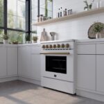 Forno Paolo 30-Inch Freestanding Electric Range, White, 4.38 cu.ft