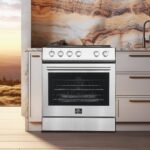 Forno Leonardo 30-Inch Stainless Steel Electric Range, True Convection, Energy Efficient