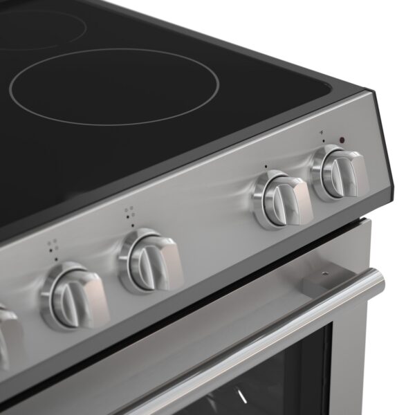 Forno Leonardo 30-Inch Stainless Steel Electric Range, True Convection, Energy Efficient