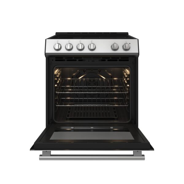Forno Leonardo 30-Inch Stainless Steel Electric Range, True Convection, Energy Efficient