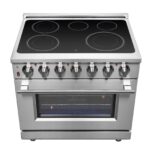 Forno Massimo 36-Inch Freestanding Chef Door Electric Range, True Convection Oven