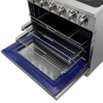 Forno Massimo 36-Inch Freestanding Chef Door Electric Range, True Convection Oven