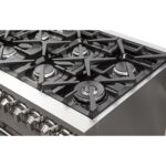 Forno Massimo 48-Inch Freestanding Gas Range, 8 Burners, True Convection Oven