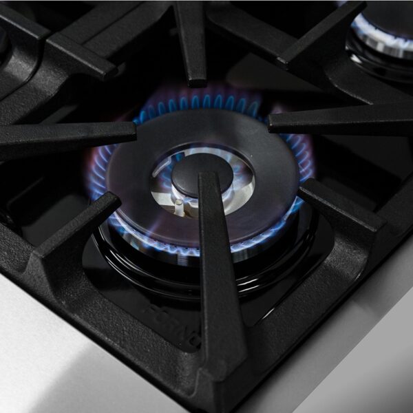 Forno Massimo 48-Inch Freestanding Gas Range, 8 Burners, True Convection Oven