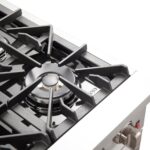 Forno Galiano 36-Inch Freestanding Gas Range, Stainless Steel, 6 Burners, Energy Efficient