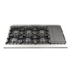 Forno Galiano 48-Inch Freestanding Gas Range, Stainless Steel, 8 Burners, 107,000 BTU, Griddle, Double Ovens, Energy Efficient