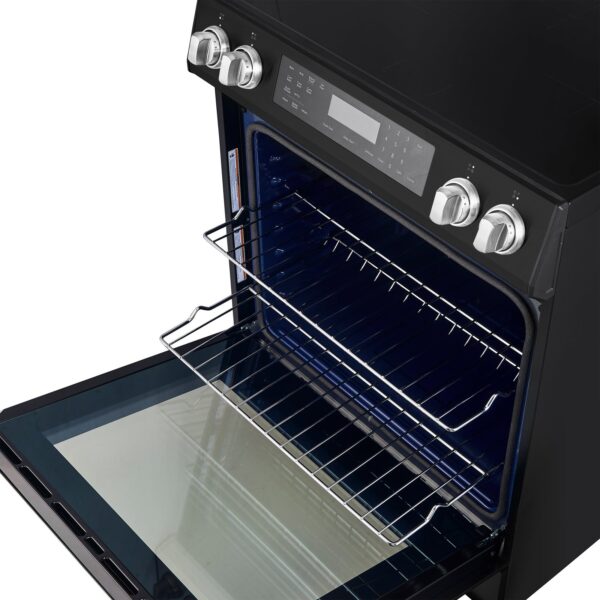 Forno Donatello Espresso 30-Inch Slide-In Black Induction Range, Convection Oven, 5 Cooking Zones, Touch Control Panel No rating value. Same page link. (0) Write a review