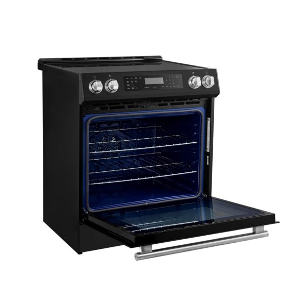 Forno Donatello Espresso 30-Inch Slide-In Black Induction Range, Convection Oven, 5 Cooking Zones, Touch Control Panel No rating value. Same page link. (0) Write a review