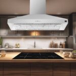 Forno Coppito 60-Inch Island Range Hood, Stainless Steel, LED Lighting, Adjustable Fan Speeds