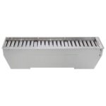 Forno Frassanito 48-Inch Recessed Range Hood, Stainless Steel Baffle Filters, LED Lighting