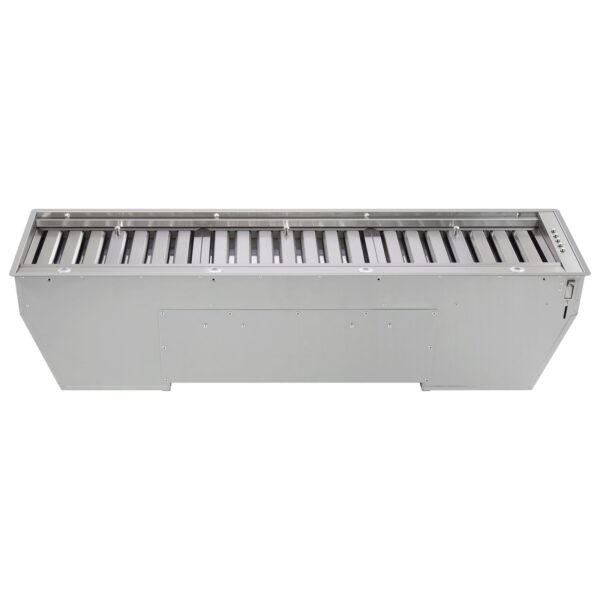 Forno Frassanito 48-Inch Recessed Range Hood, Stainless Steel Baffle Filters, LED Lighting
