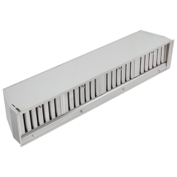 Forno Frassanito 60-Inch Recessed Range Hood, Stainless Steel Baffle Filters, LED Lighting