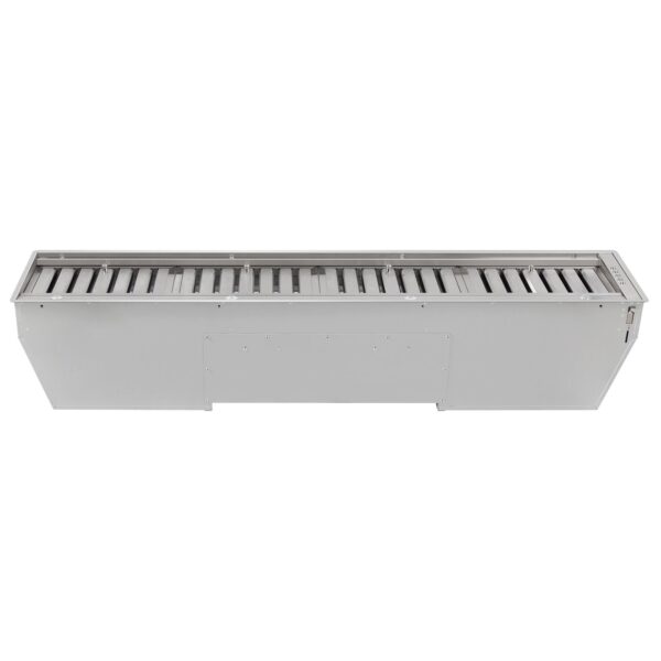 Forno Frassanito 60-Inch Recessed Range Hood, Stainless Steel Baffle Filters, LED Lighting