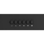 Forno Bari Espresso 30-Inch Under Cabinet Range Hood, Black, 600 CFM, LED Lighting, Dishwasher-Safe Baffle Filters, 3-Speed Fan Control