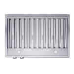 Forno Biagio 36-Inch Wall Mounted Range Hood, Stainless Steel, Heavy Duty